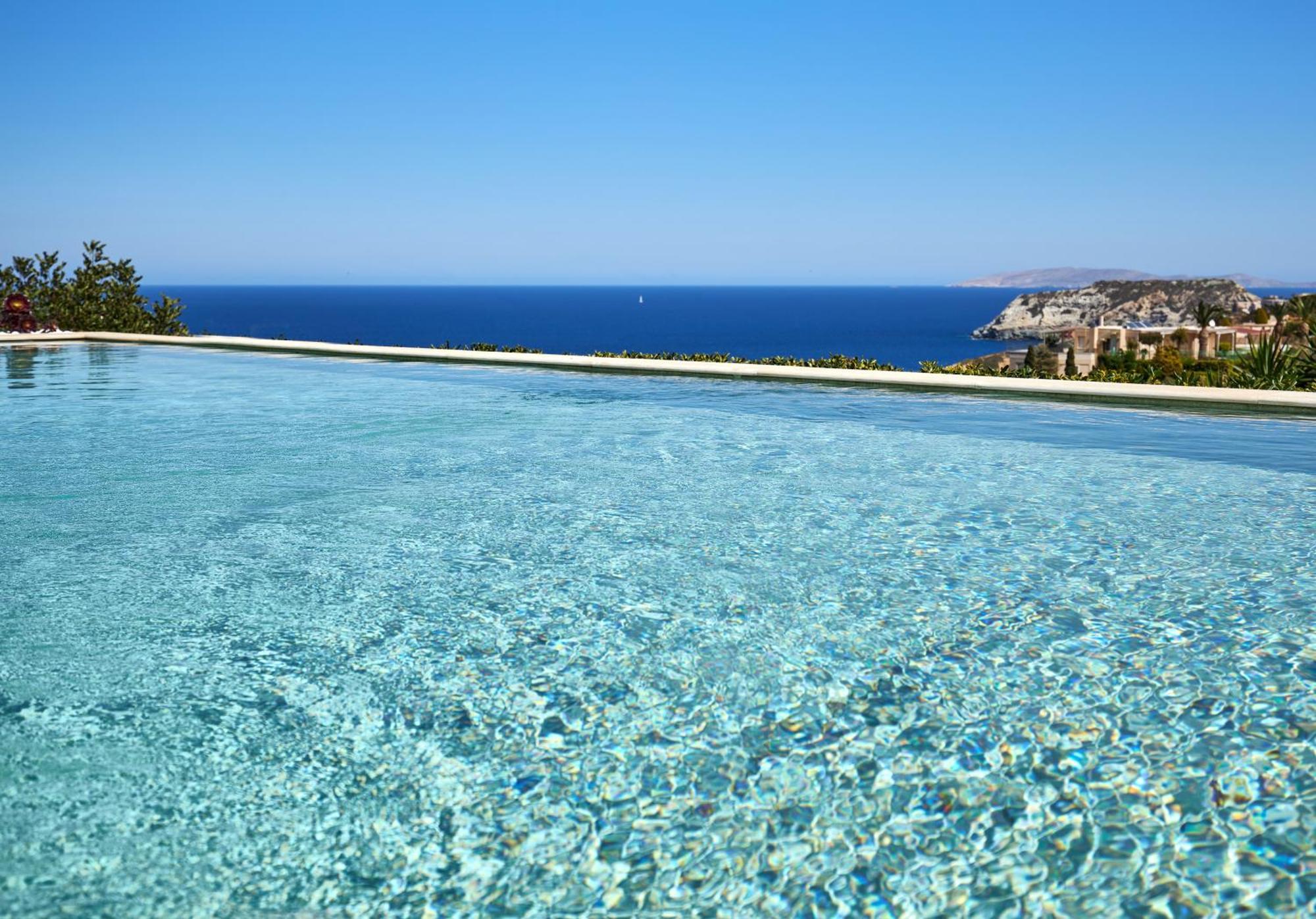 Spacious Villa With Private Eco-Pool And Panoramic Sea View Агия-Пелагия  Экстерьер фото