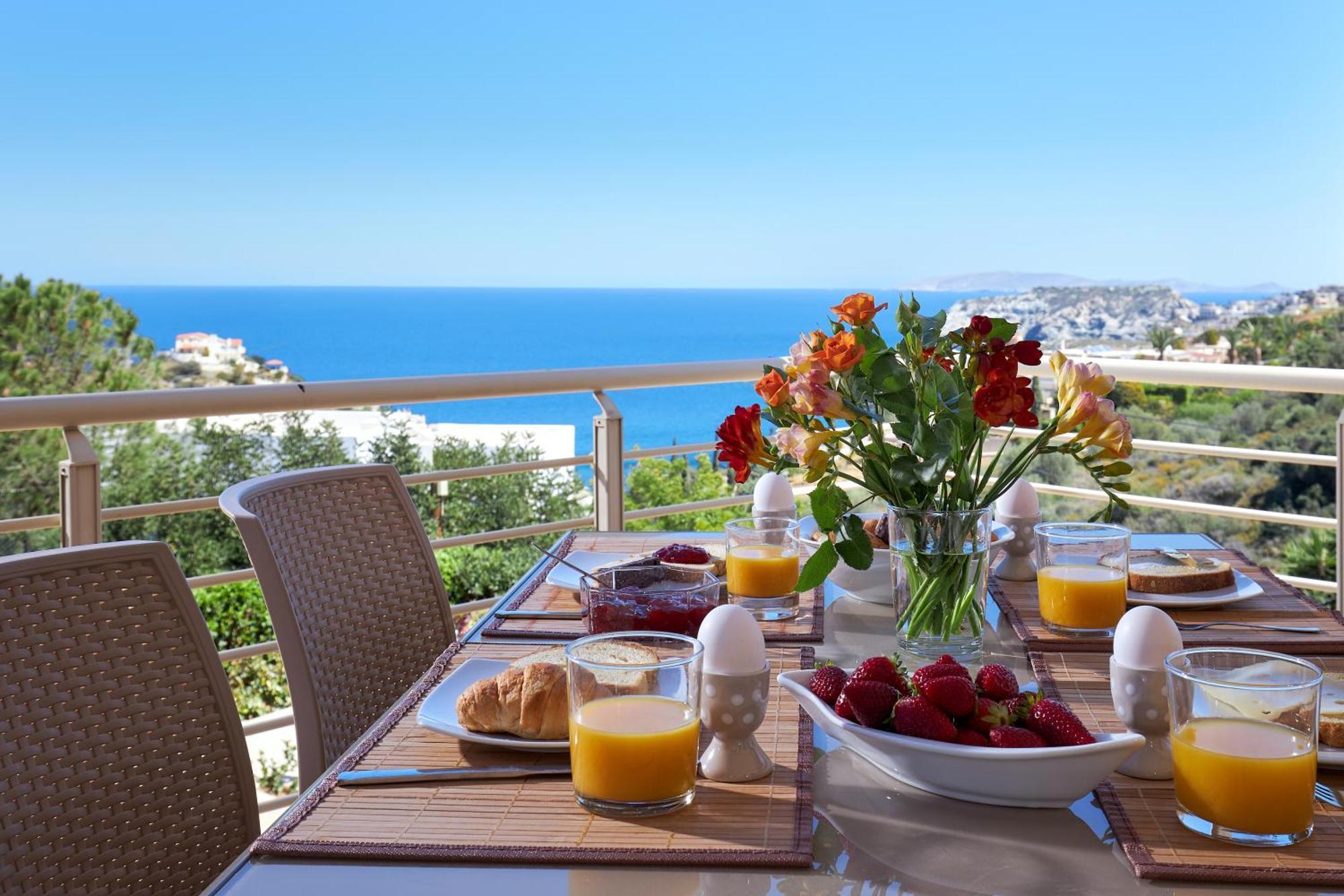 Spacious Villa With Private Eco-Pool And Panoramic Sea View Агия-Пелагия  Экстерьер фото