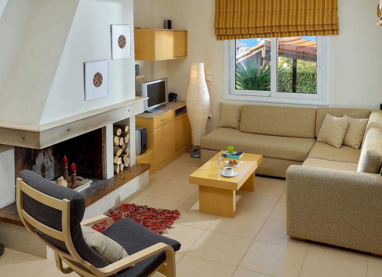 Spacious Villa With Private Eco-Pool And Panoramic Sea View Агия-Пелагия  Экстерьер фото